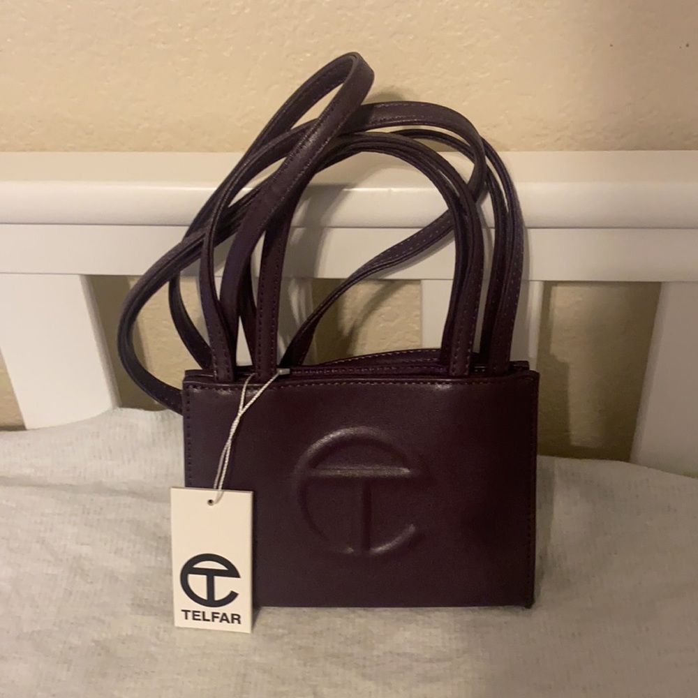 COPY - Small Eggplant Telfar Shopping Bag